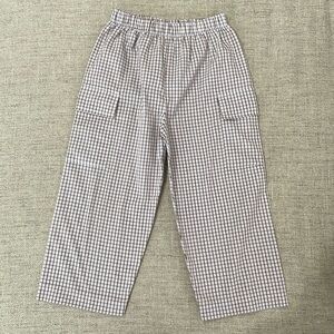 Boys plaid pants with side pockets, 2T